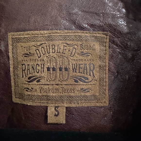 Double D Ranchwear leather jacket size S - Picture 5 of 5